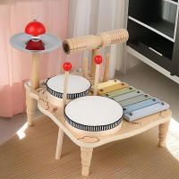 Juego De Música Para Bebés Y Niños Tabla De Música Multifuncional De Madera Set De Batería Educativo Juguete Musical Para Niños Regalo Para Bebé - details 13