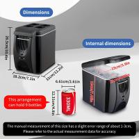 Mini Nevera Portátil para Coche de 6.02 L - Enfriador portátil para bebidas, frutas y viajes - Eléctrico DC 12V, diseño compacto para viajes por carretera, campamentos y aventuras al aire libre, nevera para vehículos RV - details 2