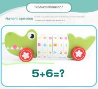 Coche De Madera Para Niños Con Cuerda Pull Educativo Para Bebés Chicos Y Chicas Caminador De Dinosaurio Pato Perro - details 2