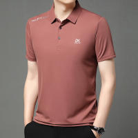 Camisa Polo Casual Para Hombre Con Insignia De Color Sólido Transpirable Y Cómoda Versátil Para Negocios Estilo Moderno - details 12