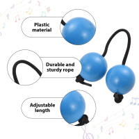 2Pcs Instrumentos Musicales De Ritmo Africano Bolas De Sandía Para Celebraciones Y Actuaciones En Escenario Juguete De Percusión Manual - details 12