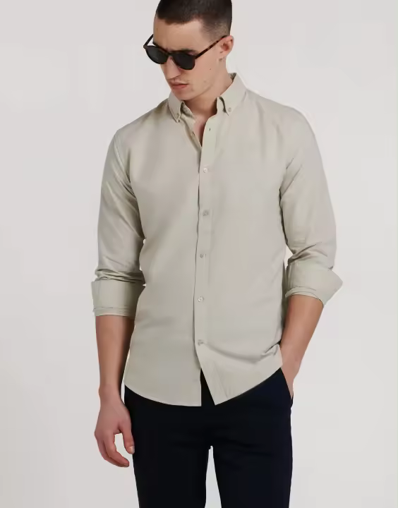 CAMISA ML OXFORD - 1