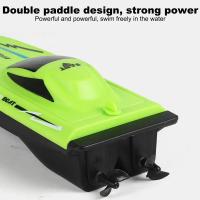 Barco Remoto Para Niños Impermeable Juguete RC Barco Rápido Ligero Racing En Agua Juguetes De Piscina Control Remoto - details 4