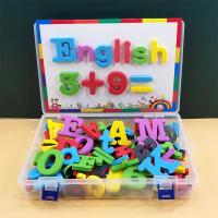 Juego De Letras Y Números Magnéticos Para Nevera Alfabeto ABC Y Cuentas 123 En Plástico Educativo Para Preescolar Aprendizaje Uso En Nevera - details 2