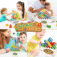 64 unids Tetra Torre equilibrio apilamiento Blocs juego, juego de mesa PARA 2 JUGADORES + juego la familia [DB] - details 3