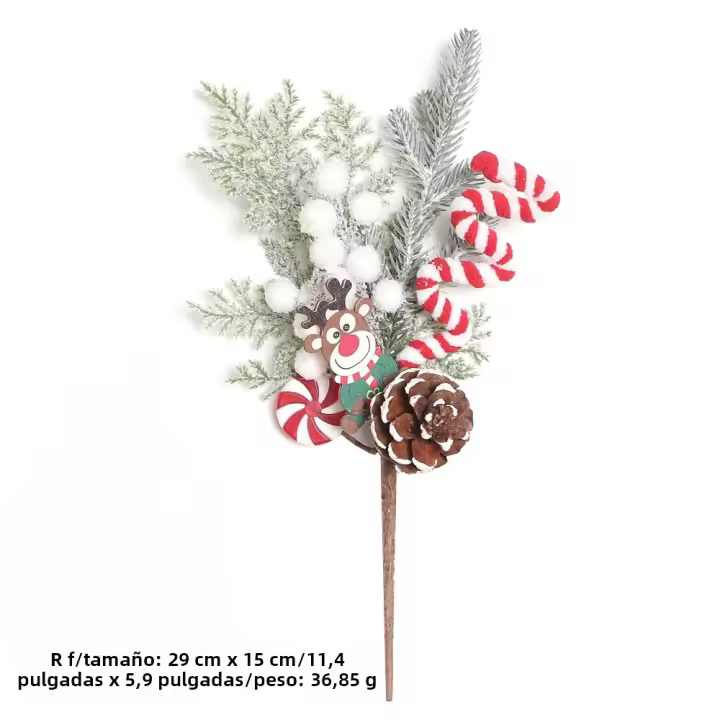 Adorno De Navidad 30CM Árbol De Navidad Ornamento De Nieve Pino Para Decoración Del Hogar Regalos De Año Nuevo Accesorio De Guirnalda - 1