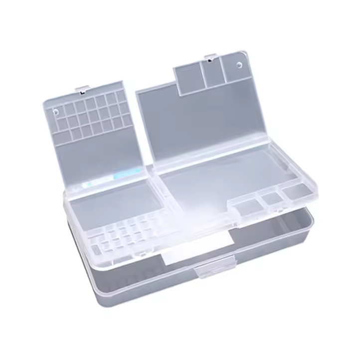 Caja De Almacenamiento Multifuncional SUNSHINE SS-001A Para Piezas De Motherboard Y Herramientas De Reparación De Teléfonos Móviles 2 Piezas Por Lote - 1