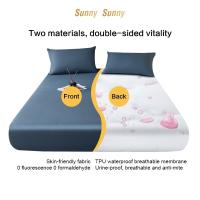 Protector De Matrícula De Lujo 100% Impermeable Sábana De Cama Premium Tejida a Mano Anti Bacteriano Y Suave Para Un Sueño Cómodo - details 6