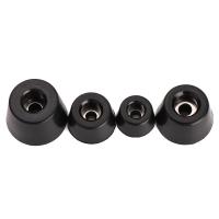 10 Piezas De Pies Para Muebles Negros Protección De Piso Antideslizante Para Speaker Cama Mesa Caja Padded Shock Absorber Partes De Muebles - details 2