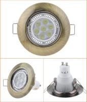 Spotlight LED MR16 Fijación Revestida De Techo Ajustable Armazón GU10 Bombilla Fijación Cambiable Agujero Cortado 55mm/2.17 Pulgadas - details 12
