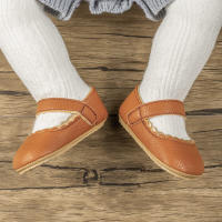 Zapatos De Bebé Niña Princesa Vestido PU Suela De Goma Antideslizante Nudo Mariposa Infantil Cuna Primeros Pasos Niña Recién Nacida - details 18