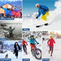Pasamuntañas a prueba de Viento para Invierno, Máscara de Esquí de forro polar frío para hambres y Mujeres, Climate frío - details 3