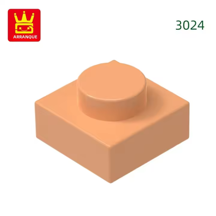 Bloques De Construcción Wange 588Pcs 3024 1x1 Cortos Con Un Agujero Partes De Base Clásicas Compátibles Con Bloques Juguetes Para Niños Regalo Caja De Artesanía - 1