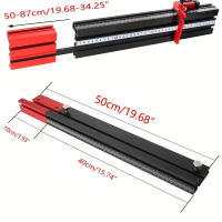 Perilla Telescopio De Aluminio 75 Tipo Para Router Y Torno Perilla De Encaje Para Máquina De Carpintería T-Slot Miter Track 50-87CM - details 2