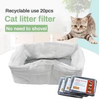 Bolsas De Arenero Para Gatos Duraderas Y Reutilizables Filtro De Heces 10 Piezas Liner De Litiario Para Caja De Arenero Hygienic - details 2