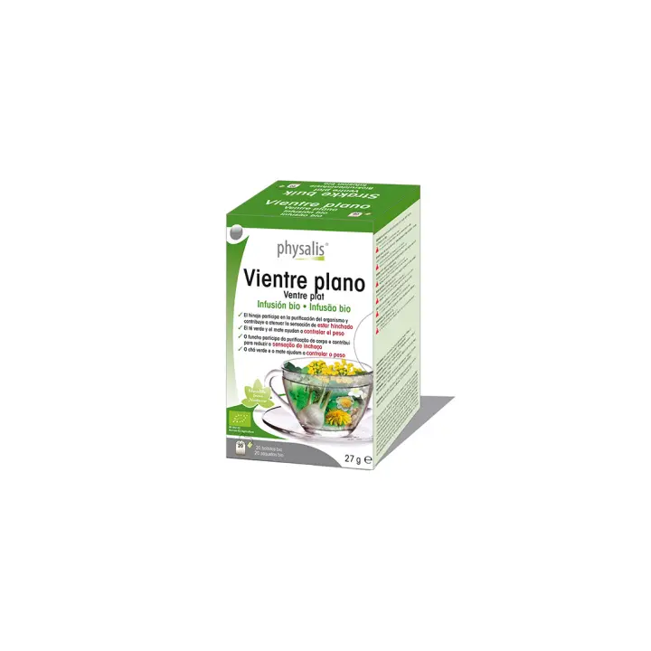 Vientre plano infusion bio 20 filtros Physalis - 1