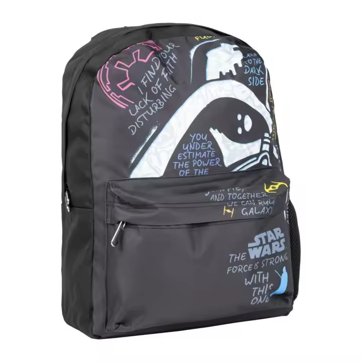 Mochila casual Darth Vader Star Wars. Mochila ergonómica con amplio espacio. Diseño resistente y versátil para llevar tus pertenencias con estilo. - 1