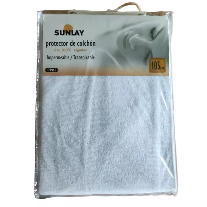Protector de Colchón Futonia de Rizo 100% Algodón Impermeable y Transpirable - 1