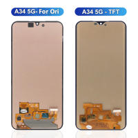 Pantalla LCD Y Digitizador De Repuesto Para Samsung A34 5G Con Marco Compatible Con Modelos A346B A346U A346E Pantalla Capacitiva De Resolución 2160x1080 Material TFT - details 4