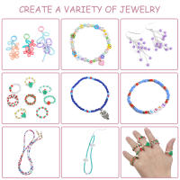 Kit De Letras De Arroz 3mm Para Crear Pulseras Y Collares De Verano Joyería DIY Regalos De Navidad Hecho Por Mano Sin Metales - details 7