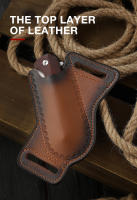 Estuche De Cuero Para Cuchillo Plegable EDC Estuche Protector De Bolsillo Herramienta De Exterior Estuche De Cinturón Para Cuchillo De Cuero - details 1