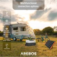 AREBOS Caja refrigerada 27 L con ruedas coche nevera APP congelador caja camping - details 18