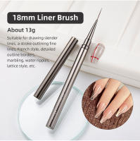 5PCS Pinceles De Arte Para Uñas Con Liner Acrílico UV Gel Colores Pinturas Herramientas Para Dibujar Y Diseñar Manicura DIY Accesorios De Belleza - details 9