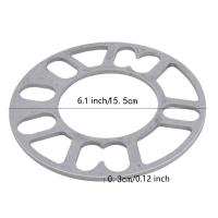 2pcs Universal Adaptador De Espaciador De Rueda De Coche Placa De Chasis 3mm 5mm 6mm 8mm 10mm Para 4x100 4x114.3 5x100 5x108 5x114.3 5x120 - details 2
