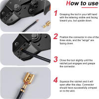 Herramienta De Crimpado De Clavos WOZOBUY SN-48B Para Terminales De Coche 2.8/4.8/6.3mm 22-13AWG Crimpador De Cables Eléctricos Con Manguera Aislada Herramienta Manual De 0.5-2.5 Mm² - details 5