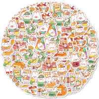 30pcs Pegatinas De Conejo Lindo Graffiti De Dibujos Animados Para Decorar Cuaderno Maleta Moto Scrapbook PVC Impermeable Y Duradero Tamaño 6.5x4.5cm - details 0
