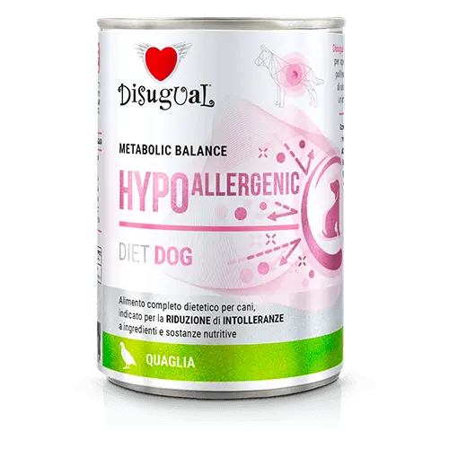 Disugual Perros Hypoalergénico con Codorniz 400 gr - 1