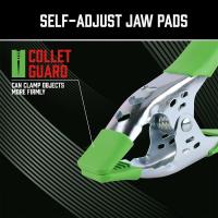 Abrazaderas de 6 "(8 o 6 piezas), de metal Resistant, con apertura de Mordaza de 2,5" - details 0