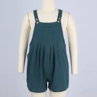 Traje De Mujer Casual De Algodón Lino Suave Con Pierna Ancha Y Bolsillos Estilo Callejero Cómodo Para Verano Color Sólido - details 47