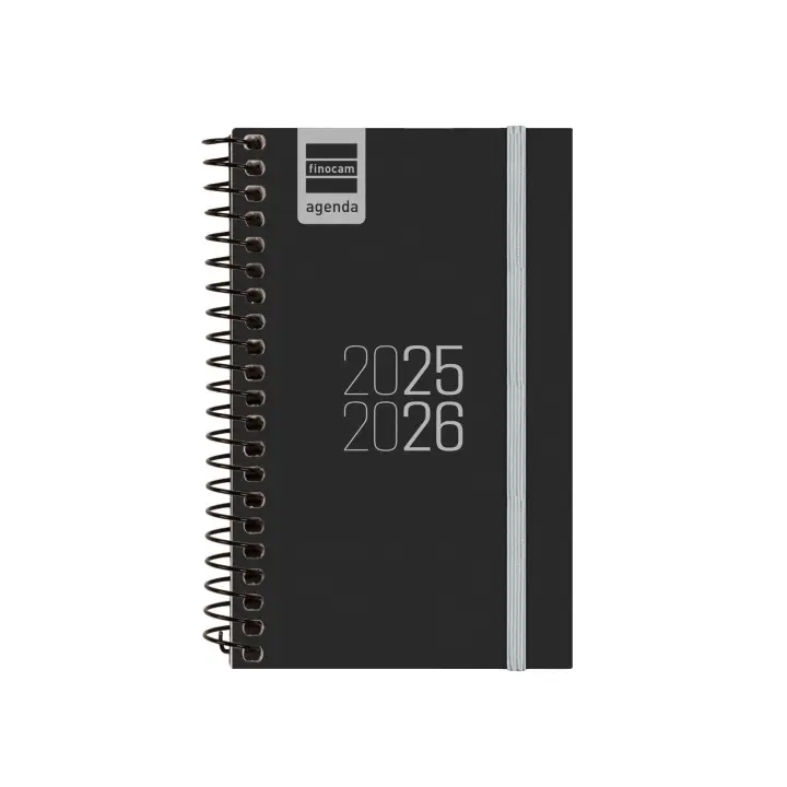 Finocam - Agenda Espir Curso 2025 2026 Negro Septiembre 2025- Agosto 2026 (12 meses) Español - 1