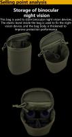 Bolsa MOLLE Para Gafas De Visión Nocturna Al Aire Libre Con Protección Y Seguridad Para Transportar Gafas De Visión Nocturna - details 3