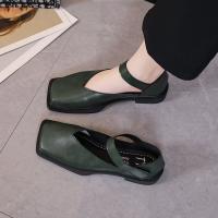 Nuevas Zapatos De Mujer 2023 Primavera Tacón Bajo Cuadrado Moda Hermosa Mocasín Profundo Cuatro Colores Opcionales Talla 35-40 - details 15