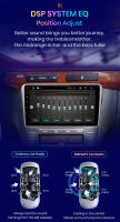 AWESAFE inalámbrico CarPlay Android Auto Radio para Toyota Avensis T250 2 2002 - 2008 coche reproductor multimedia GPS 2 din autoradio volante controles RDS Bluetooth - details 13
