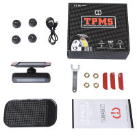 Sistema De Monitoreo De Presión De Neumáticos Para Coche TPMS Solar Potencia 360 Alarmas De Seguridad Automáticas Sensores De Presión De Neumáticos - details 16