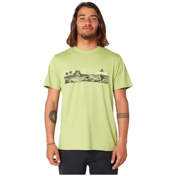 Camiseta Rip Curl Paradise Land Hombre Khaki - 1