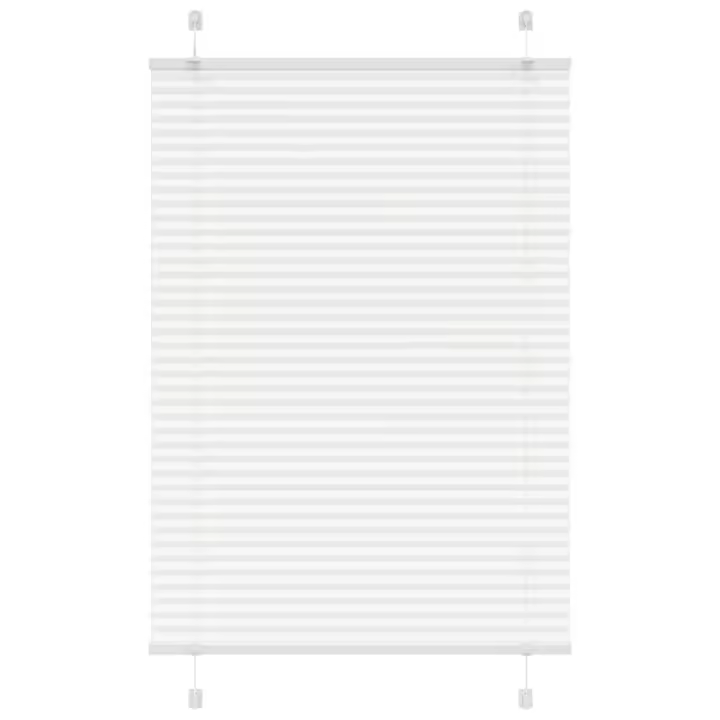 Estor Plisado blanco 85x150 cm Tela Ancho 84,4 cm Poliéster - 1