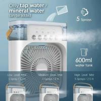 Ventilador 3 en 1, aire acondicionado, Enfriador de aire pequeño para el hogar, luz LED nocturna, humidificador portátil, ventilador de ajuste de aire, ventilador para oficina y hogar - details 6