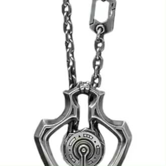 Collar con colgante de engranaje mecánico giratorio, collar con engranaje giratorio steampunk, collar con engranaje giratorio, collares punk, collar con colgante de engranaje mecánico de acero inoxidable. - 1