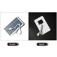 Panel Solar Pequeño 5W 5V Con USB DIY De Silicio Monocrómico Impermeable Para Camping Poder Portátil Panel Solar - details 16