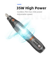 Taladro Mini Inalámbrico USB Con Cuerda Dremel Herramienta Rotativa 21000rpm Pluma Grabadora Electrónica Set DIY Con Accesorios - details 5