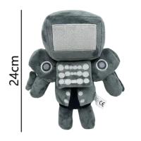 Muñeco De Peluche Skibidi Toilet Clockman Titan TV Man Speakerman Juguete De Horror Para Niños Regalos De Cumpleaños Y Navidad Material De Algodón PP Relleno - details 33