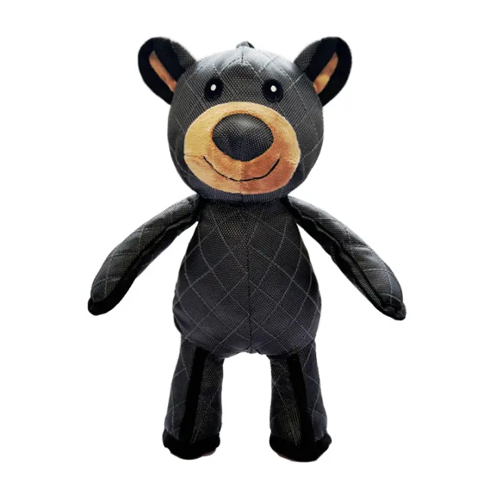 Juguetes De Peluche Para Mascotas Robustos Oso De Tela Interactivos Juguetes Squeaky Para Perros Animal De Peluche - 1