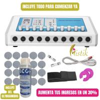 MISTIK  Maquina Electroestimulador EMS 10 Canales Profesional Estimulación Muscular Reafirmante Tonificación Corporal Abdominal Glúteos Brazos Piernas Terapia Física Reducción Grasa Anticelulitis Fortalecimiento Muscular Cuerpo Mistik Beauty Madrid - details 2