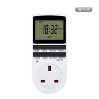 Temporizador Digital Electrónico Para Cocina Con Enchufe De Salida 230V 110V 12/24 Horas Ciclables Programables Con Enchufe EU FR US UK AU - details 13