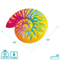 Colchoneta caracola multicolor INTEX 157x127x25 cm - details 5