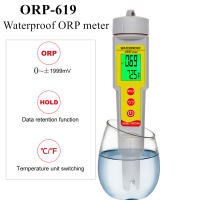 Medidor Portátil De Calidad Del Agua ORP/TEMP ORP-619 Impermeable Para Acuarios Analizador De Reducción Oxidación Digital Con Pantalla Retroiluminada - details 0